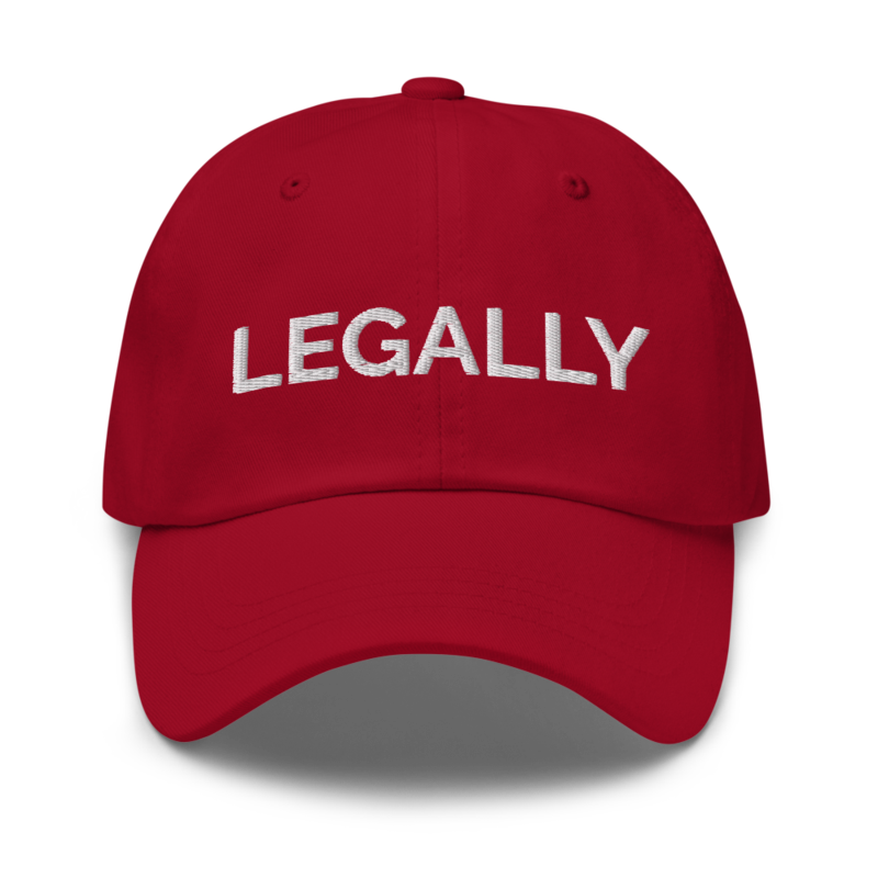 Legally Hat - Cranberry