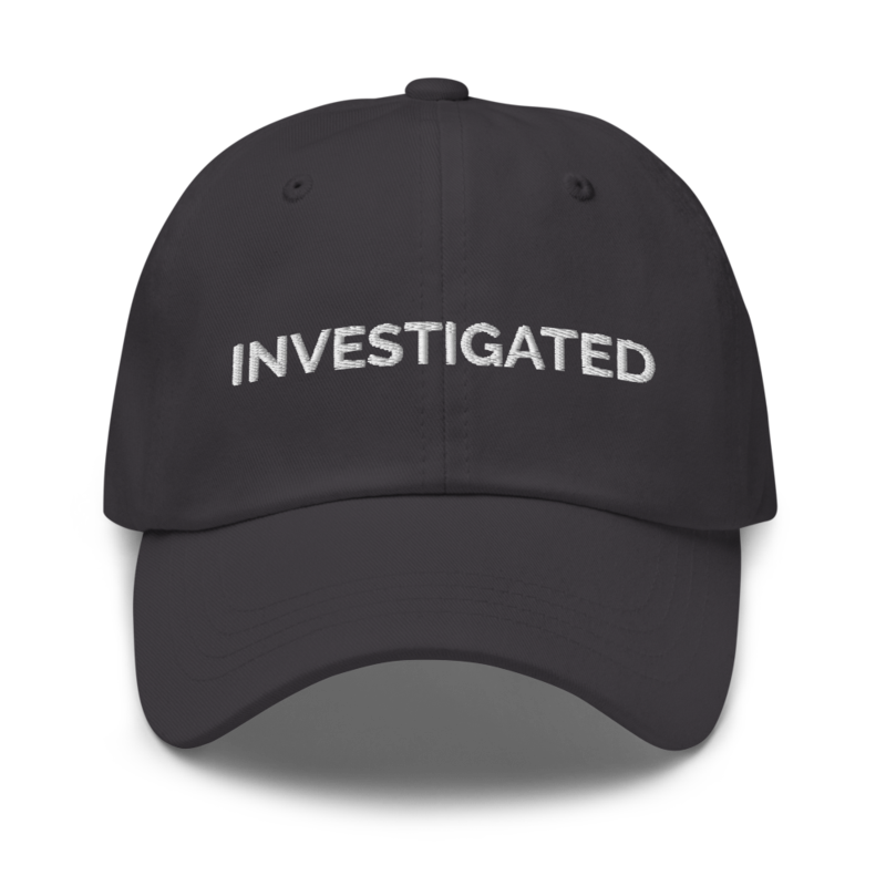 Investigated Hat - Dark Grey