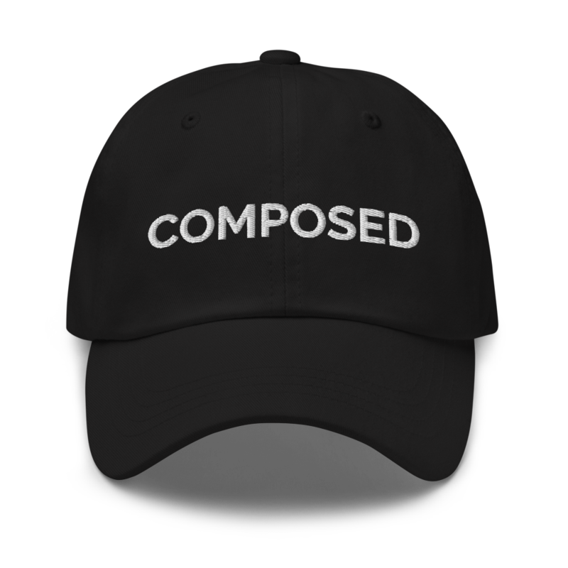 Composed Hat - Black