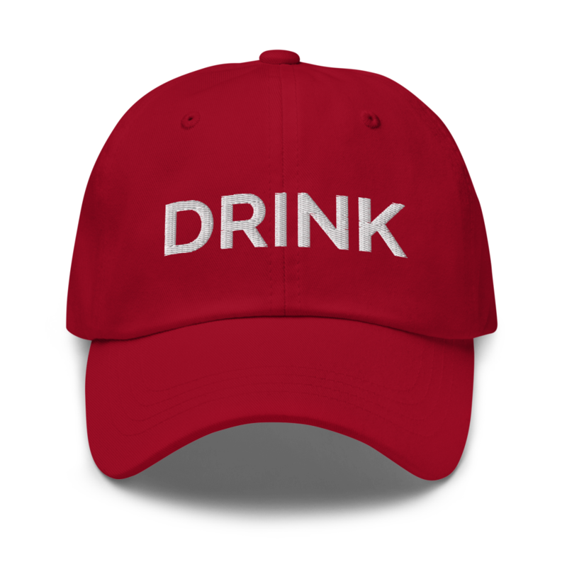 Drink Hat - Cranberry