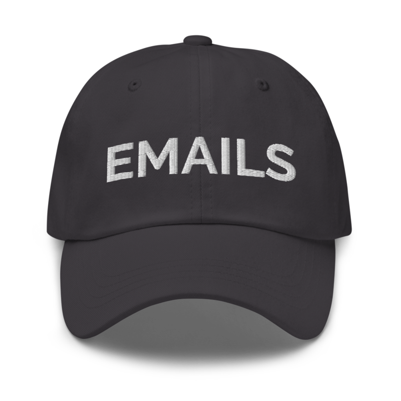 Emails Hat - Dark Grey