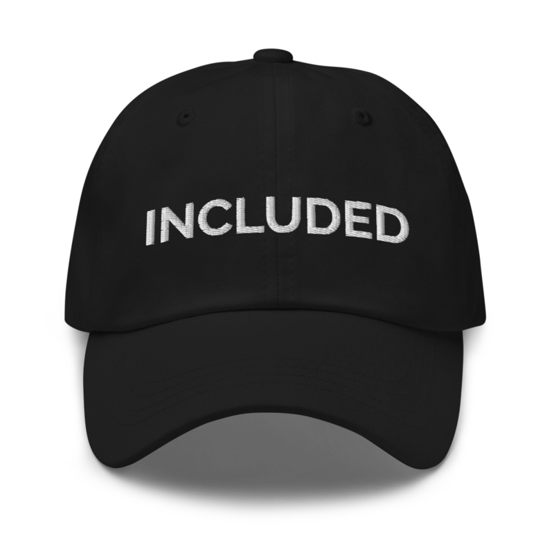 Included Hat - Black