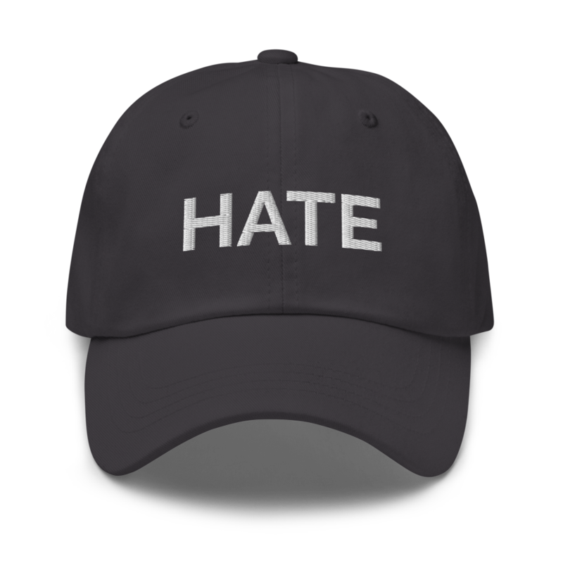 Hate Hat - Dark Grey