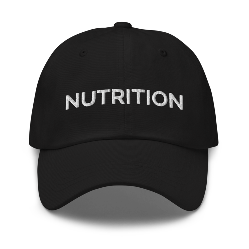 Nutrition Hat - Black