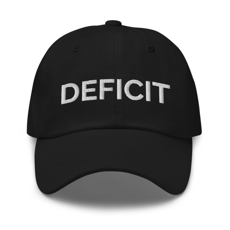 Deficit Hat - Black