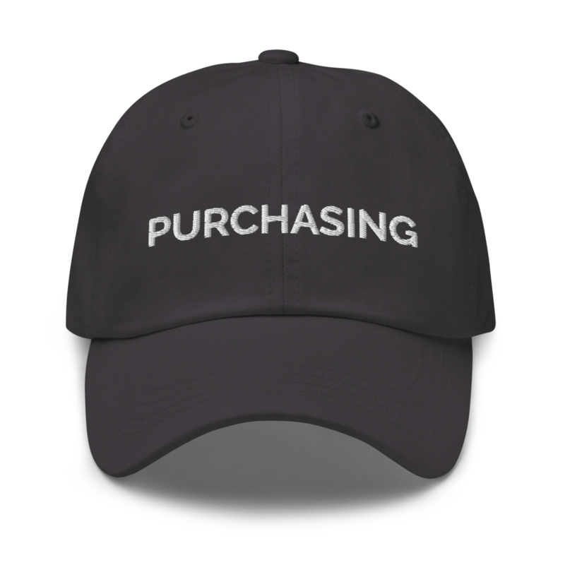 Purchasing Hat - Dark Grey