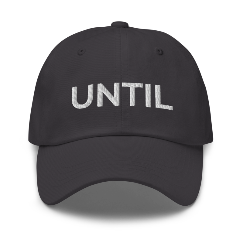 Until Hat - Dark Grey