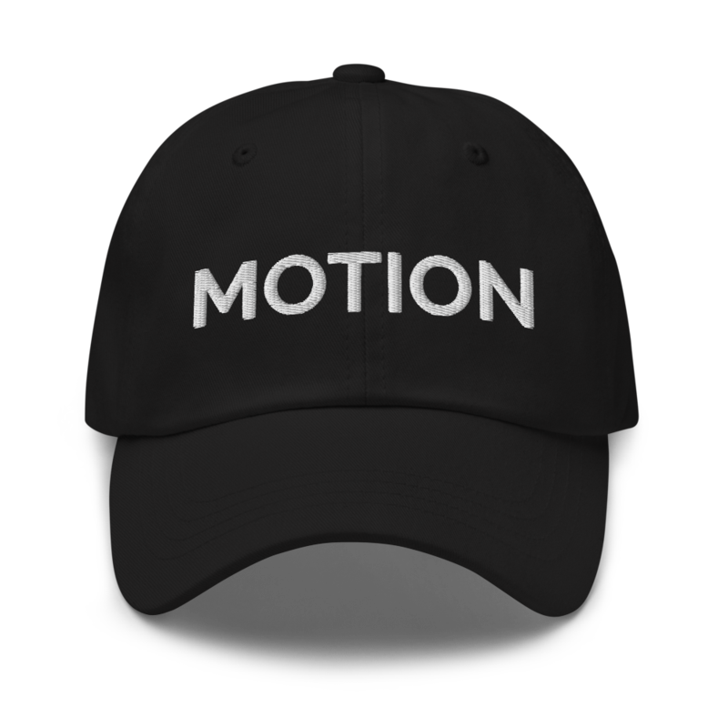 Motion Hat - Black