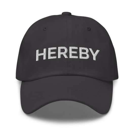 Hereby Hat - Dark Grey