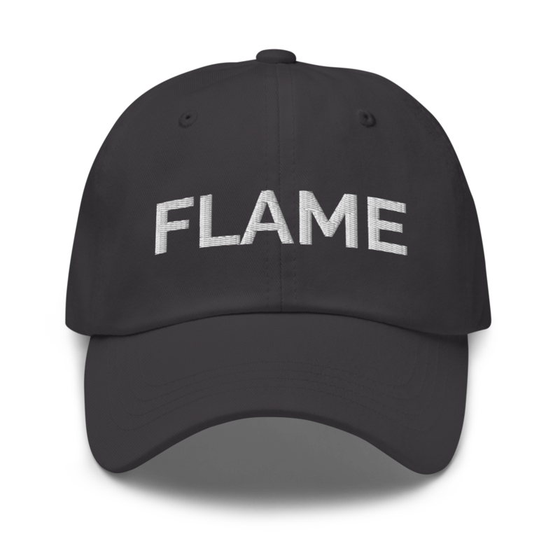 Flame Hat - Dark Grey