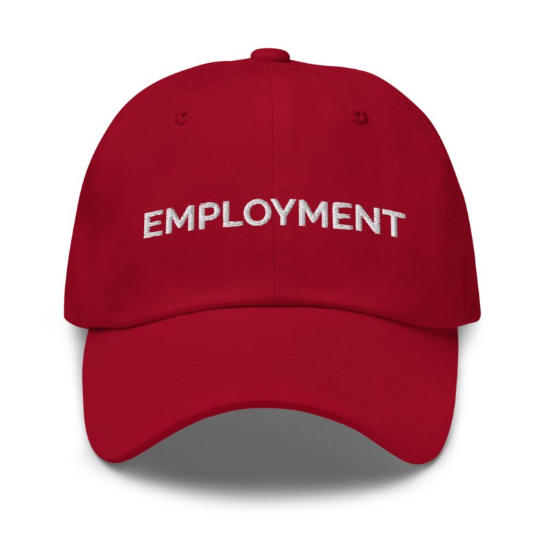 Employment Hat - Cranberry