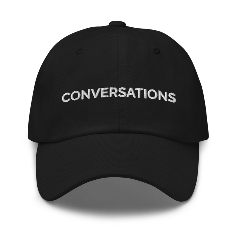 Conversations Hat - Black