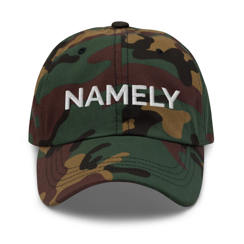 Namely Hat - Green Camo