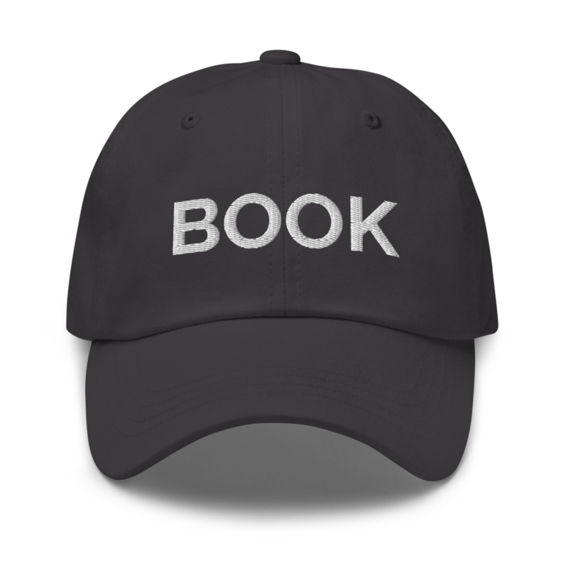 Book Hat - Dark Grey