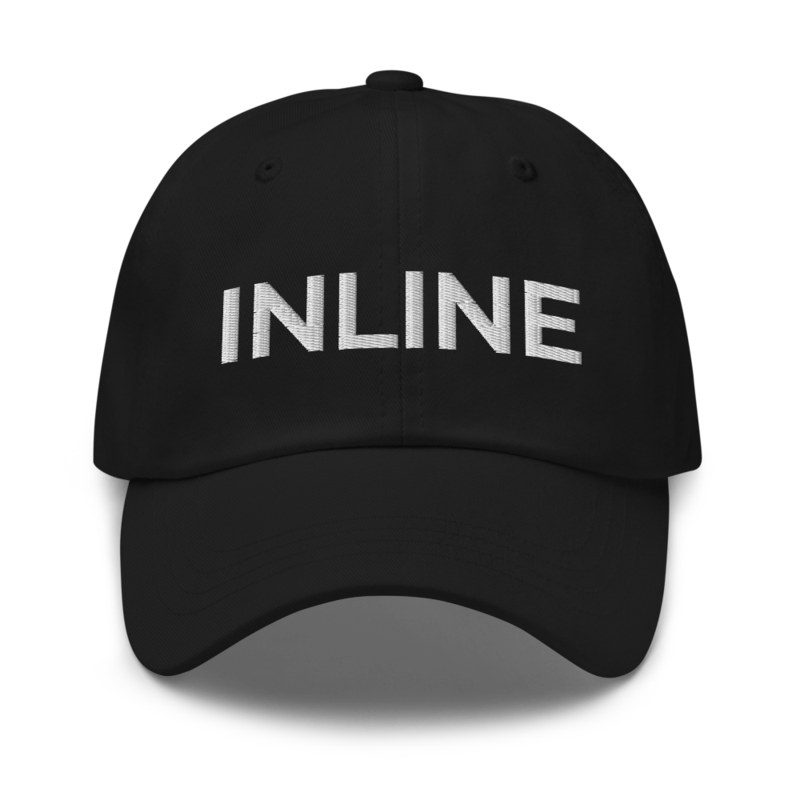 Inline Hat - Black