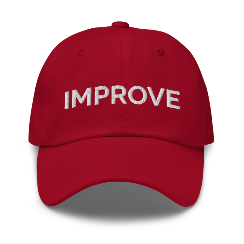 Improve Hat - Cranberry