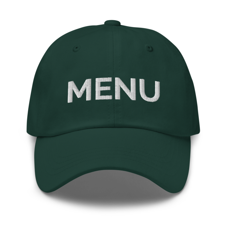 Menu Hat - Spruce