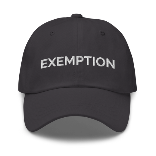 Exemption Hat - Dark Grey