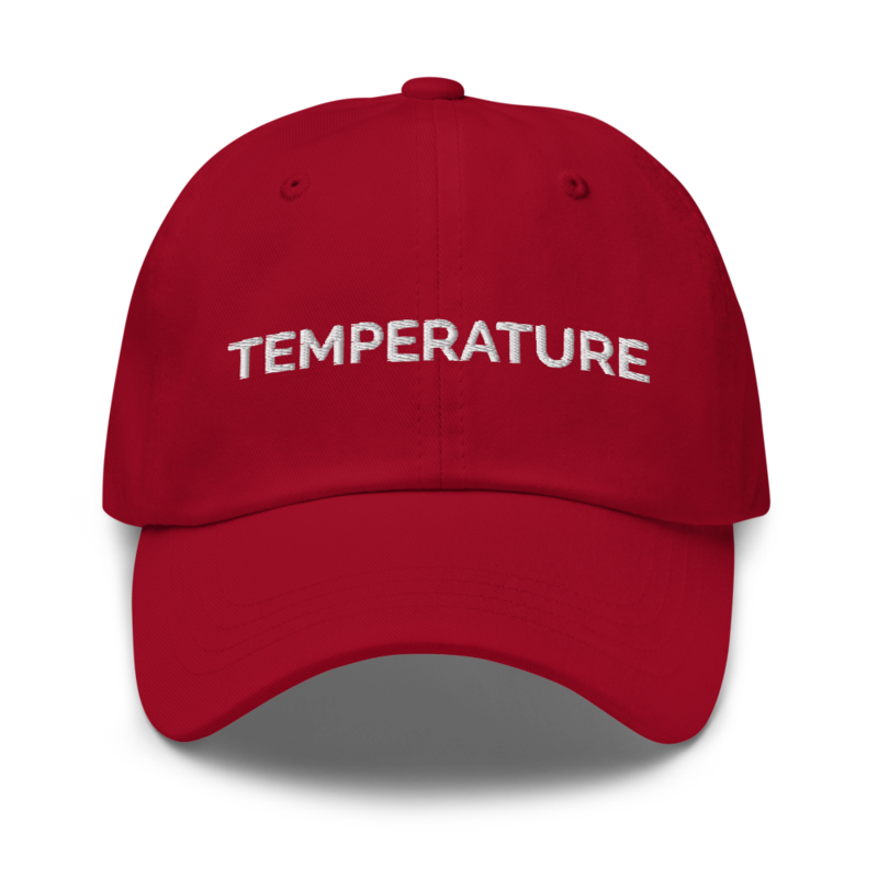 Temperature Hat - Cranberry