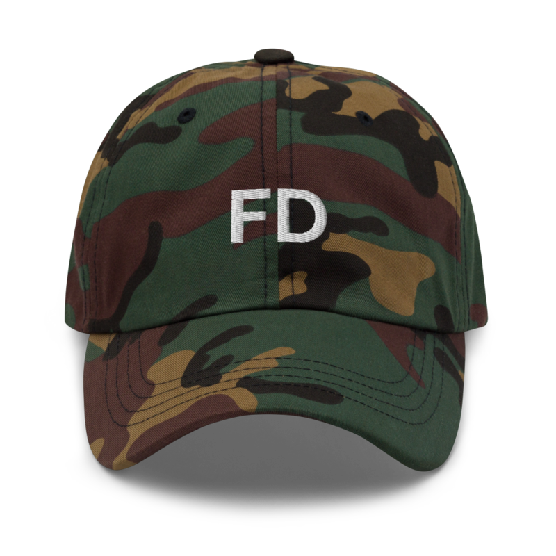 Fd Hat - Green Camo