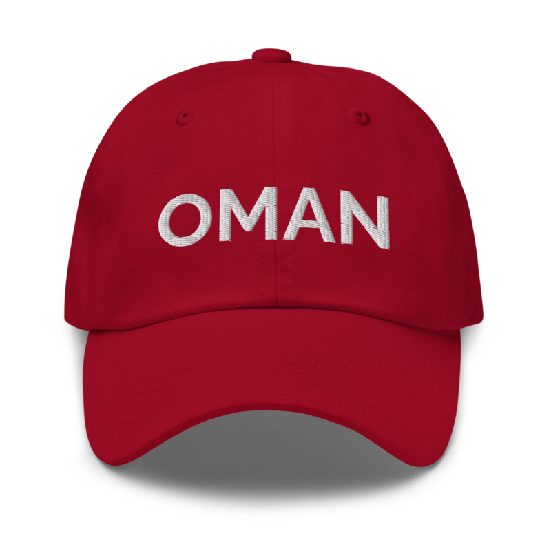 Oman Hat - Cranberry