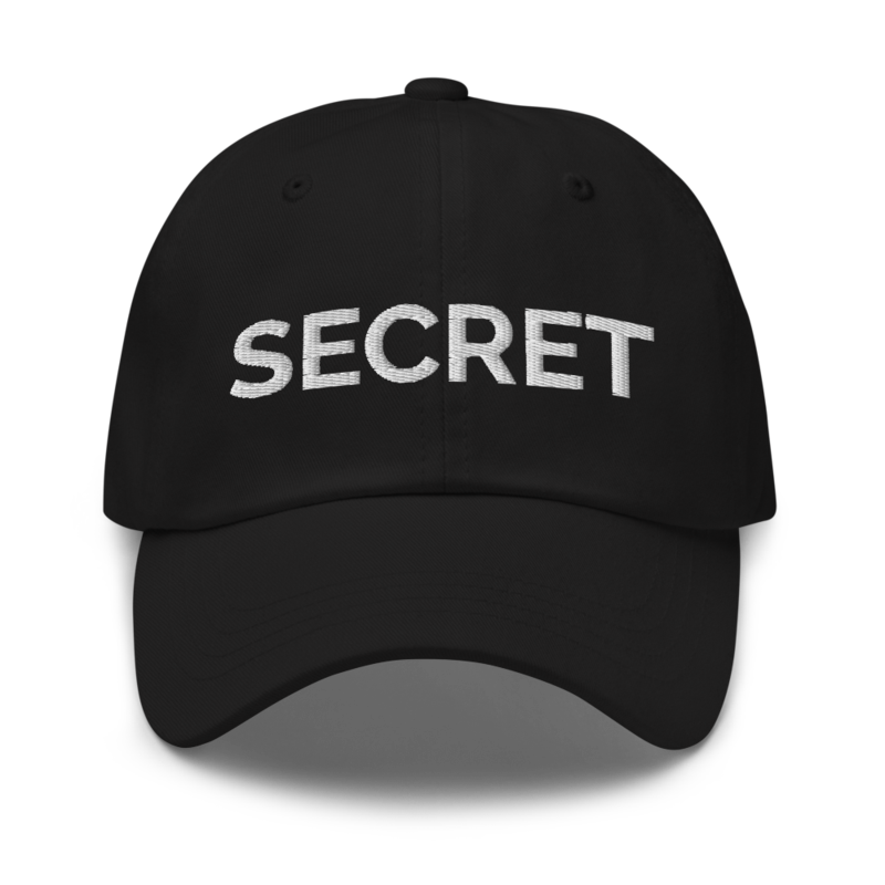 Secret Hat - Black