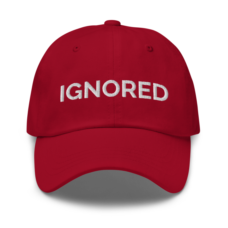 Ignored Hat - Cranberry