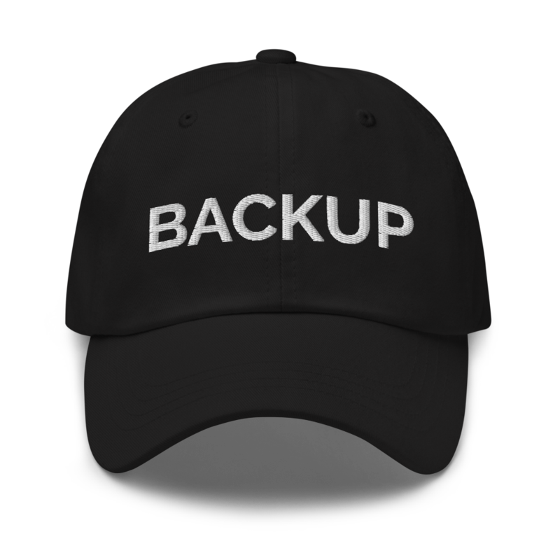 Backup Hat - Black
