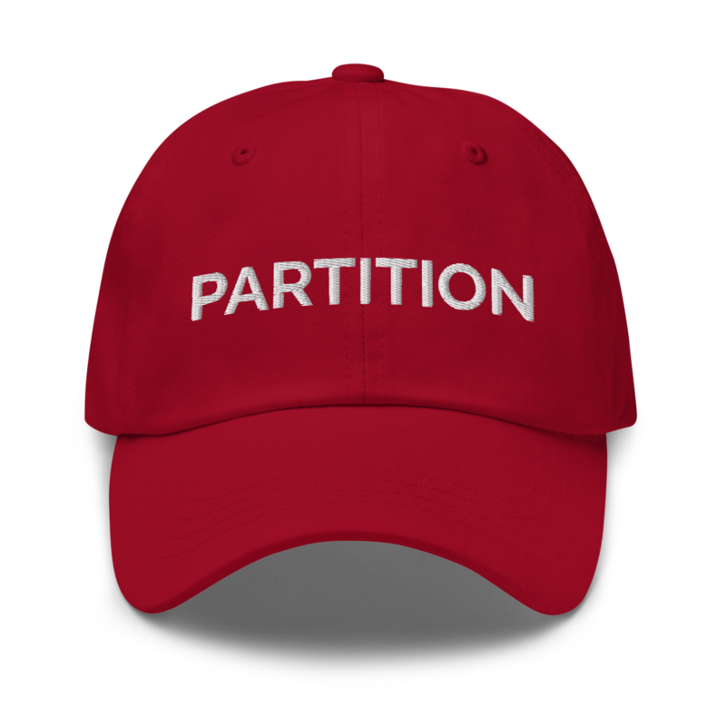 Partition Hat - Cranberry