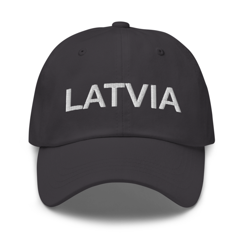 Latvia Hat - Dark Grey