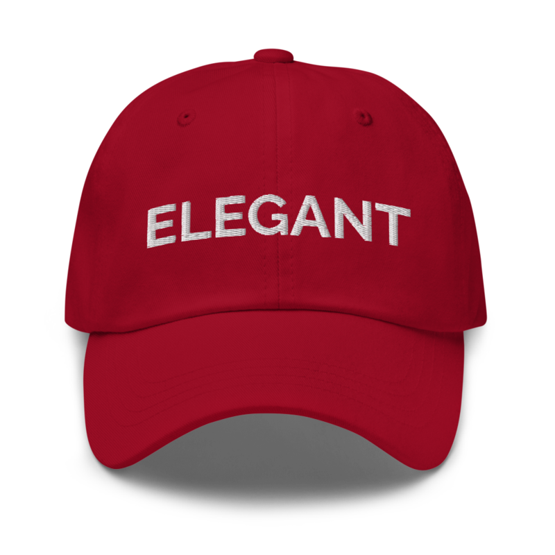 Elegant Hat - Cranberry