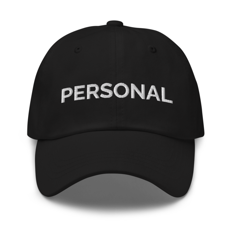 Personal Hat - Black