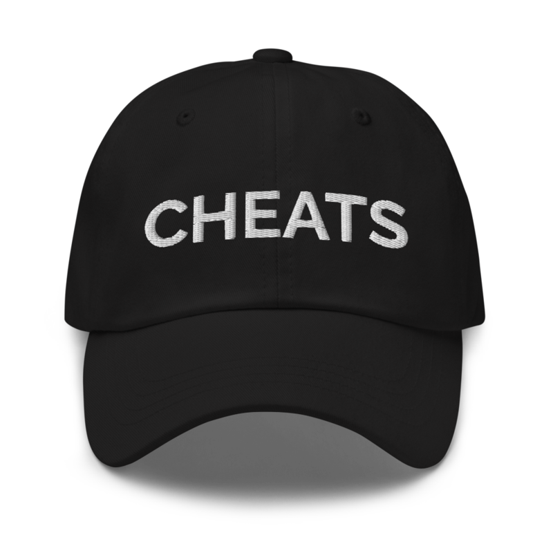 Cheats Hat - Black