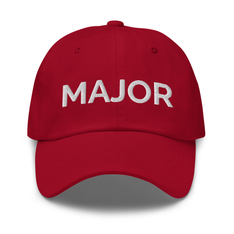 Major Hat - Cranberry