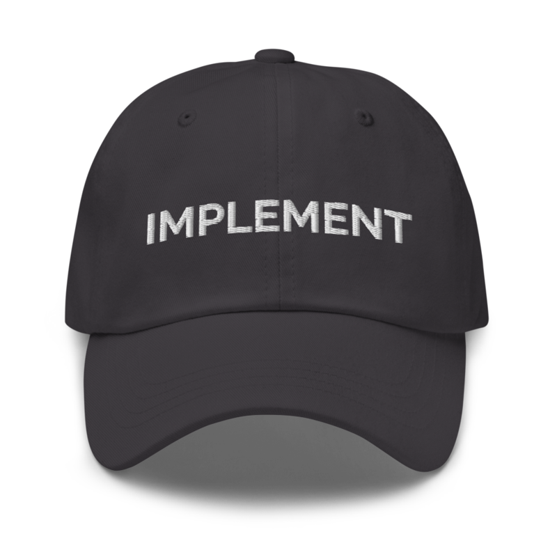 Implement Hat - Dark Grey
