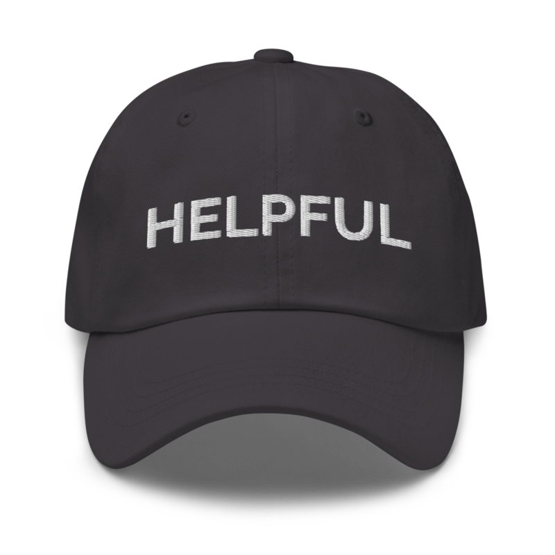 Helpful Hat - Dark Grey