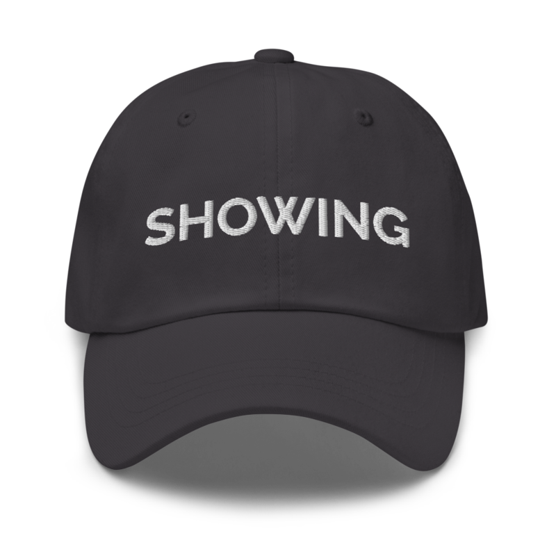 Showing Hat - Dark Grey