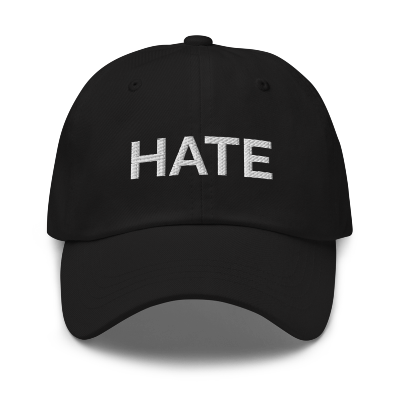 Hate Hat - Black