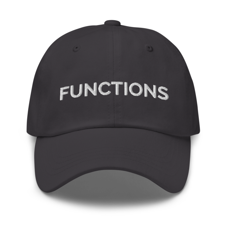 Functions Hat - Dark Grey