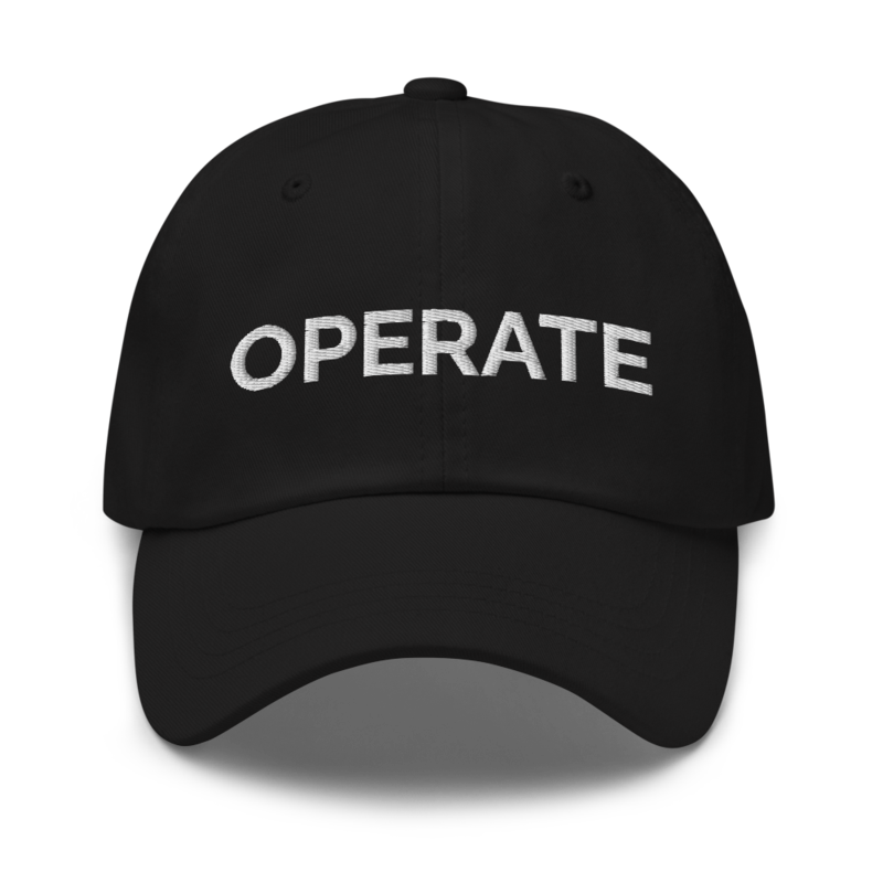 Operate Hat - Black