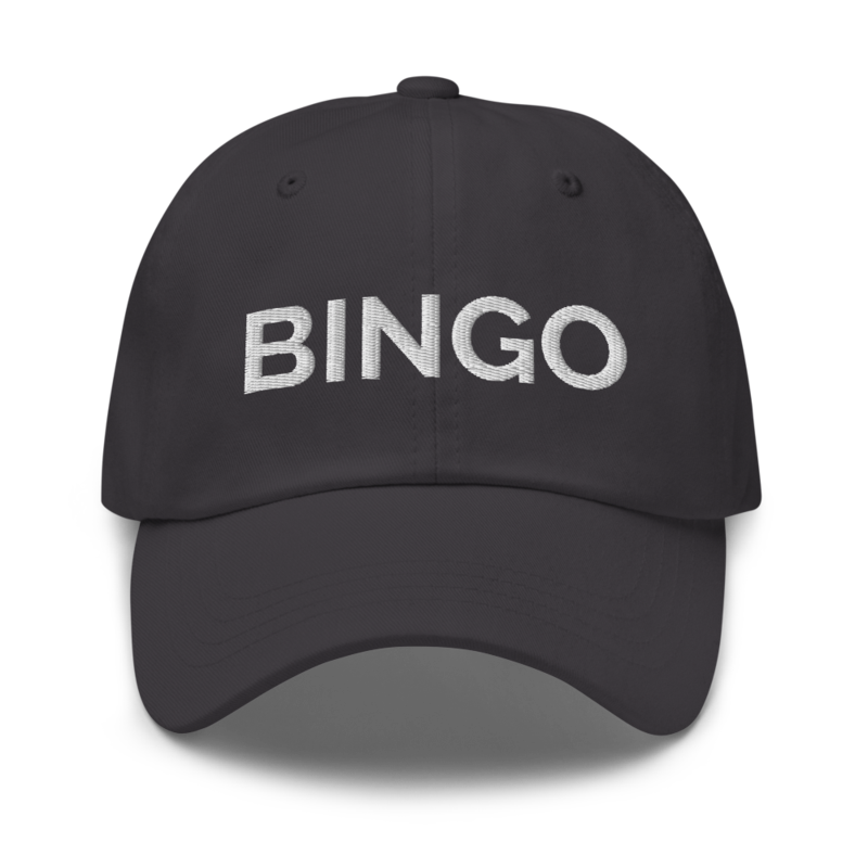 Bingo Hat - Dark Grey