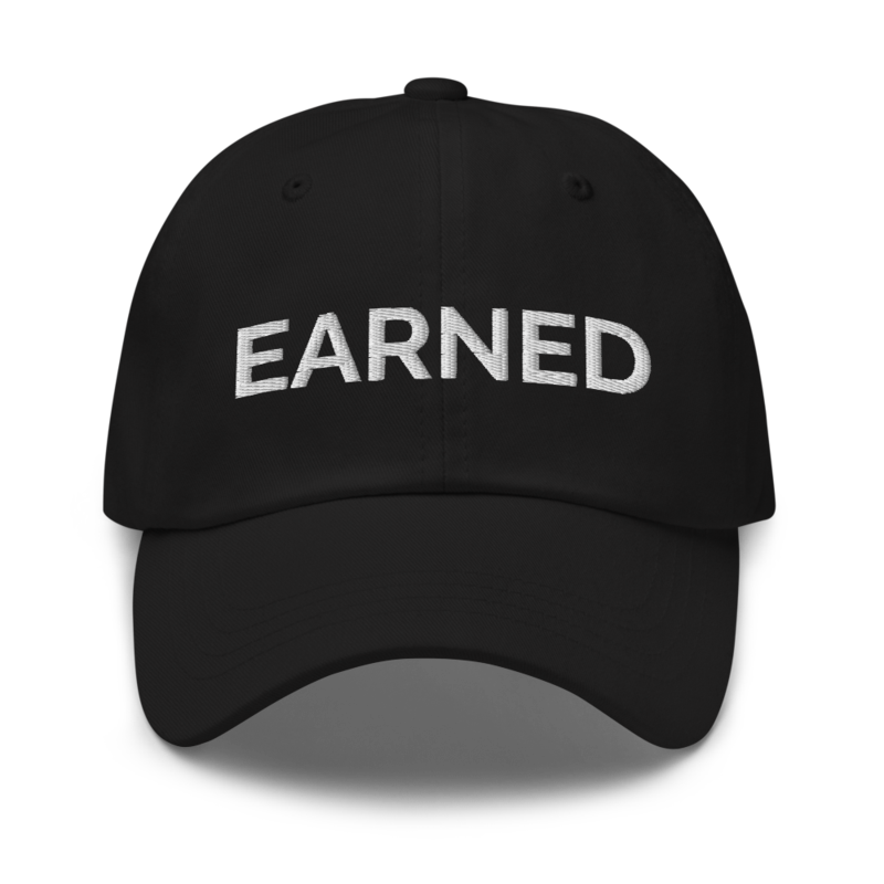 Earned Hat - Black