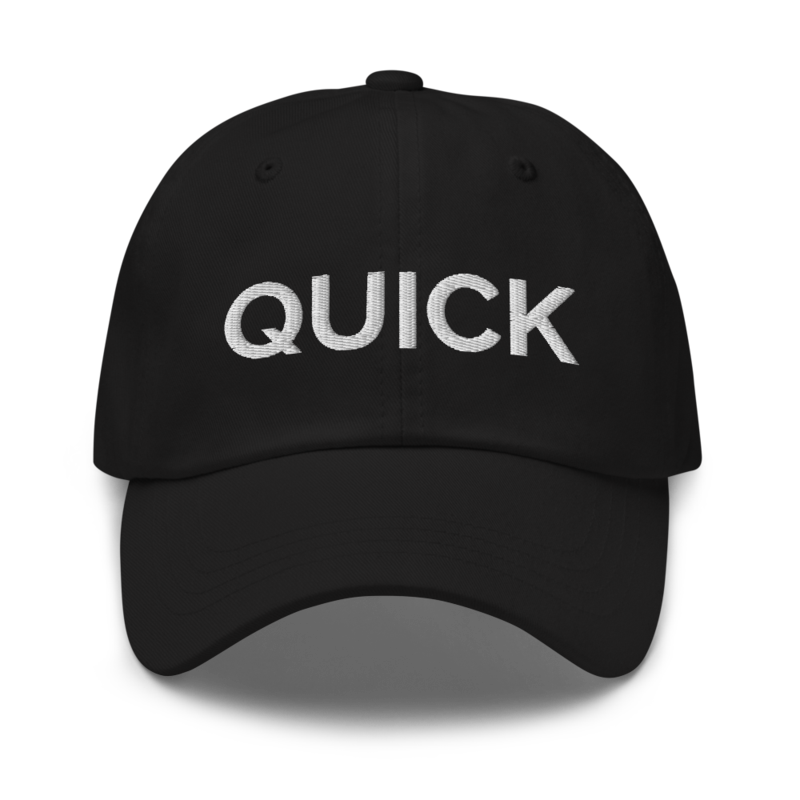 Quick Hat - Black