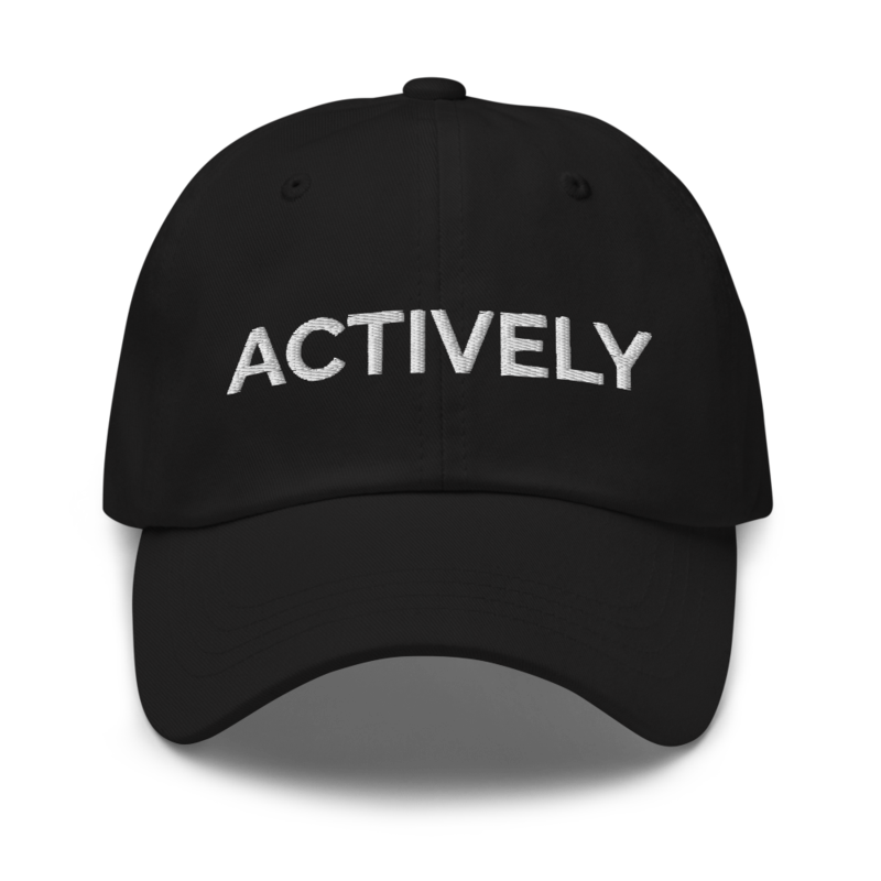 Actively Hat - Black