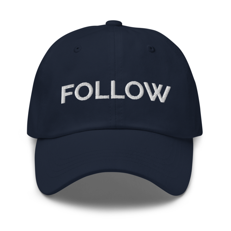 Follow Hat - Navy