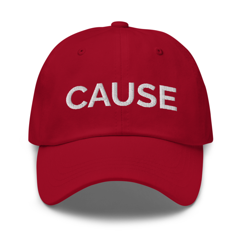 Cause Hat - Cranberry