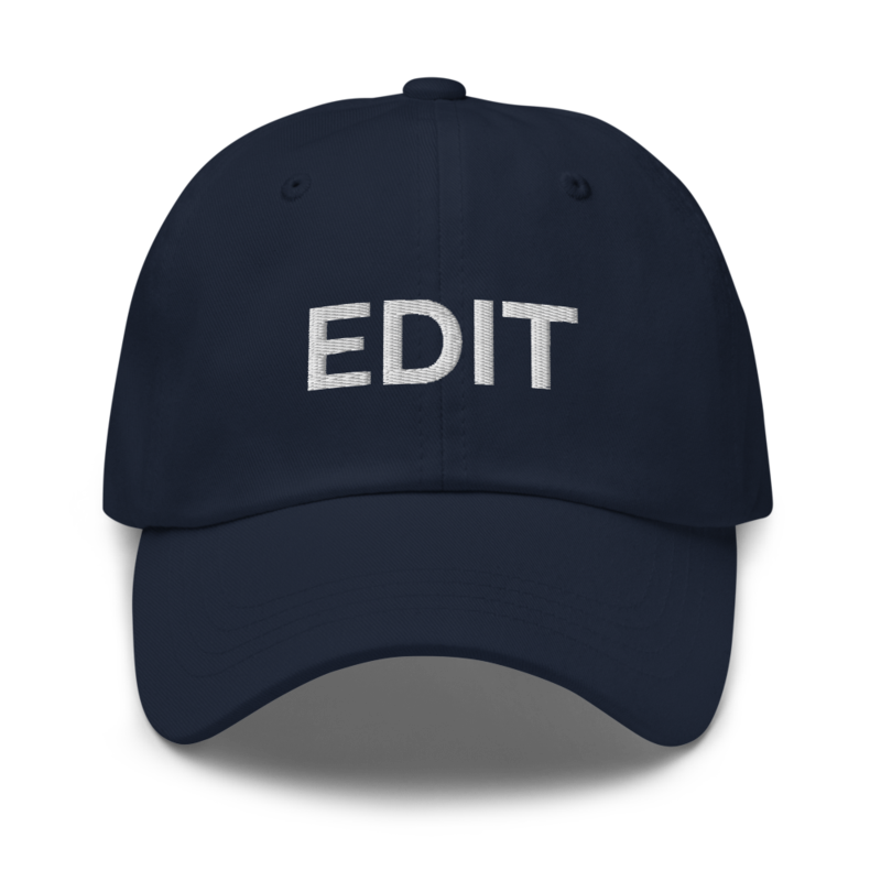 Edit Hat - Navy