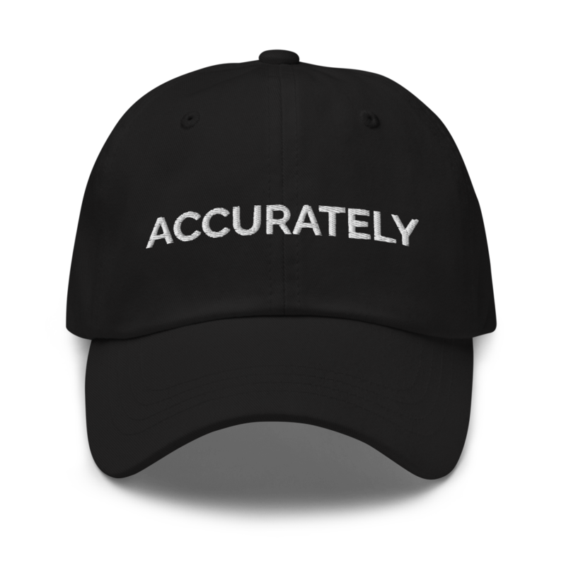 Accurately Hat - Black