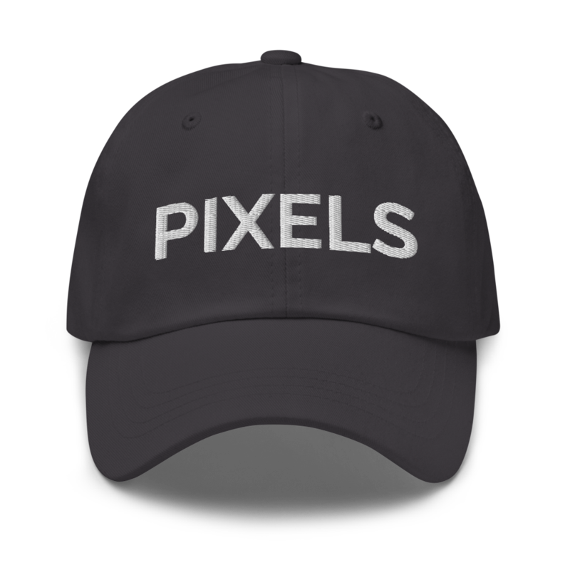 Pixels Hat - Dark Grey