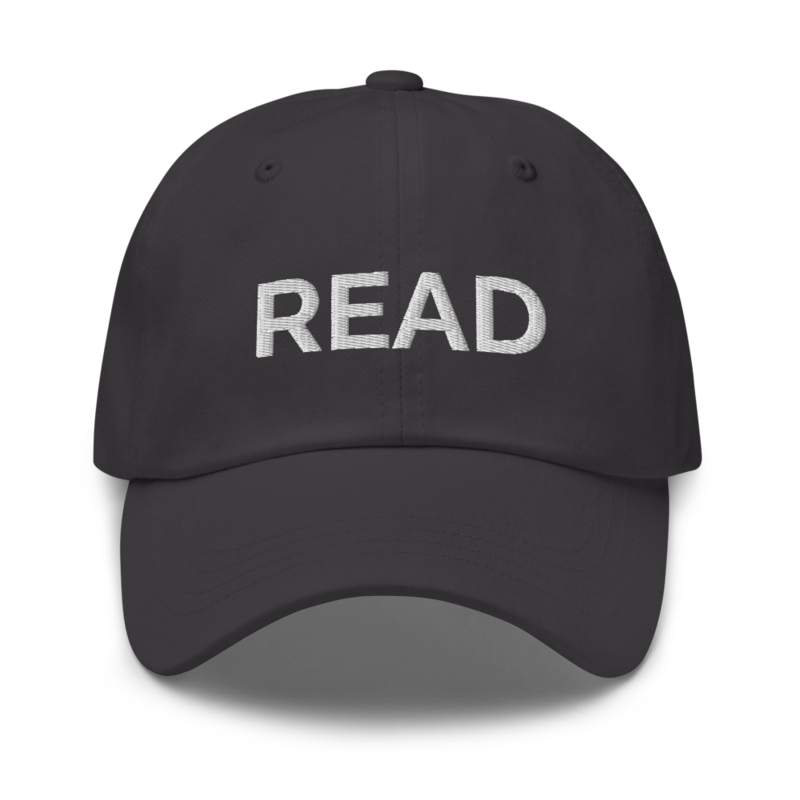 Read Hat - Dark Grey